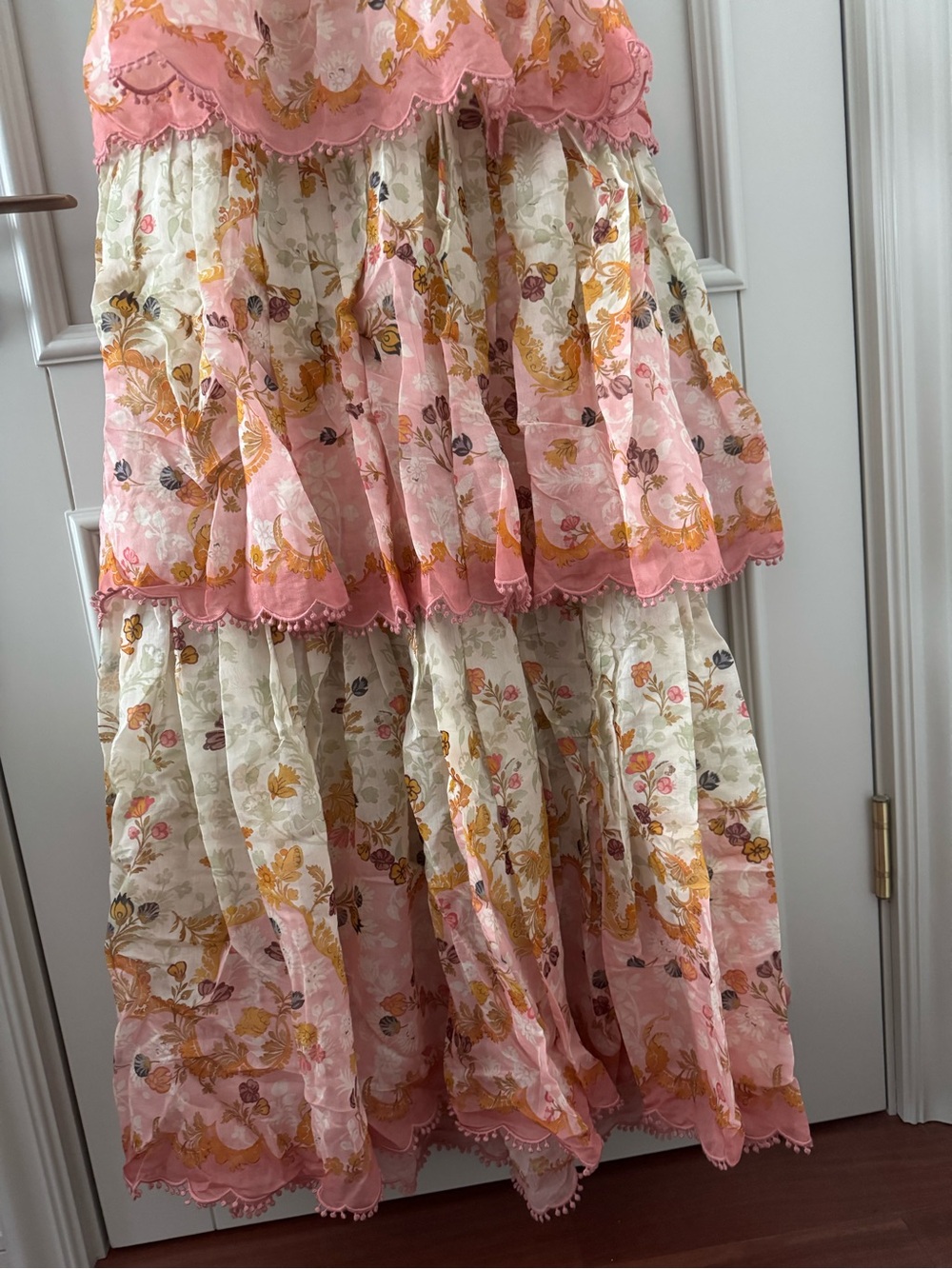 Zimmermann Laurel Frill Maxi Dress AU 2. - Picture 5 of 9